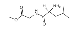 N-D-亮氨酰甘氨酸甲酯 结构式