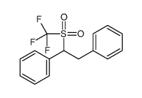 Benzene, 1,1'-[1-[(trifluoromethyl)sulfonyl]-1,2-ethanediyl]bis- 结构式