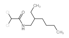 2,2-二氯-N-(2-乙基己基)乙酰胺 结构式