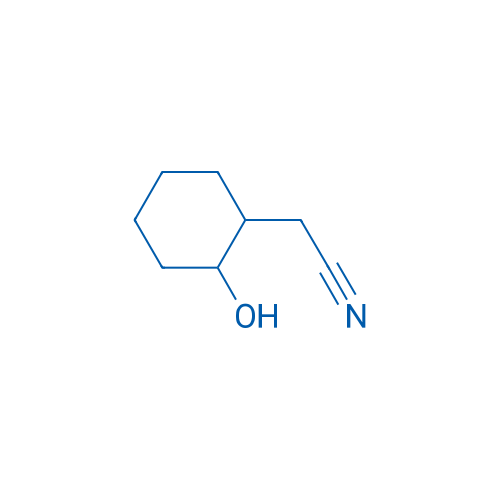 2-羟基环己烷乙腈 结构式