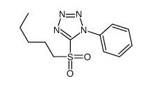 5-(戊基磺酰基)-1-苯基-1H-四氮唑 结构式