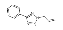 5-苯基-2-(2-丙烯-1-基)-2H-四氮唑 结构式