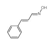 (NZ)-N-cinnamylidenehydroxylamine 结构式