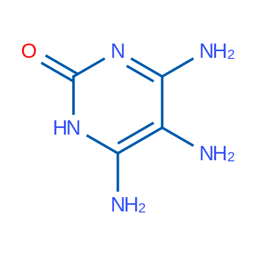 4,5,6-三氨基-2(1H)-嘧啶酮 结构式