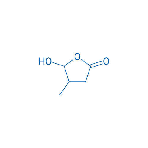 5-hydroxy-4-methyloxolan-2-one 结构式
