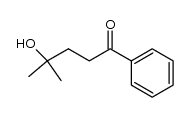 4-羟基-4-甲基-1-苯基-1-戊酮 结构式