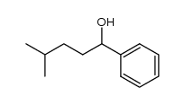 α-(3-甲基丁基)苯甲醇 结构式