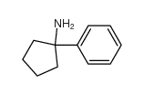 1-苯基环戊基胺 结构式
