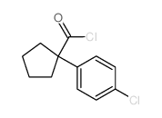 α-苯基环戊烷甲酰氯 结构式