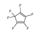 1,2,3,4,5,5-六氟-1,3-环戊二烯 结构式
