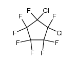 1,2-Dichloroperfluorocyclopentane 结构式