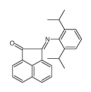 1(2H)-Acenaphthylenone, 2-[[2,6-bis(1-methylethyl)phenyl]imino]- 结构式