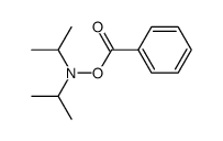 2-Propanamine, N-(benzoyloxy)-N-(1-methylethyl)- 结构式
