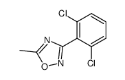 3-(2,6-二氯苯基)-5-甲基-1,2,4-恶二唑 结构式