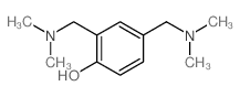 2,4-双[(二甲氨基)甲基]苯酚 结构式