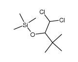 Silane, [1-(dichloromethyl)-2,2-dimethylpropoxy]trimethyl- 结构式
