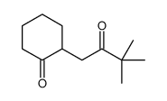 2-(3,3-二甲基-2-氧代丁基)环己酮 结构式