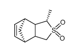 1-甲基-1,3,3a,4,7,7a-六氢-4,7-甲撑苯并[c]噻吩-2,2-二氧化物 结构式