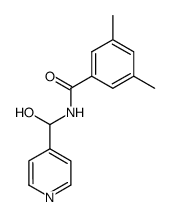 N-(羟基-4-吡啶基甲基)-3,5-二甲基苯甲酰胺 结构式