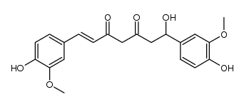 1-Heptene-3,5-dione, 7-hydroxy-1,7-bis(4-hydroxy-3-methoxyphenyl)-, (1E)- 结构式