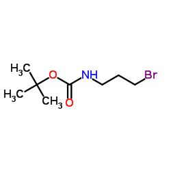 N-Boc-3-氨基丙基溴 结构式