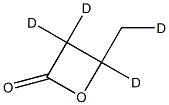 3-丁内酯-d4 结构式