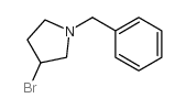 3-溴-1-苄基吡咯烷 结构式