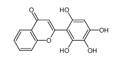 2-(2,3,4,6-四羟基苯基)-4H-1-苯并吡喃-4-酮 结构式