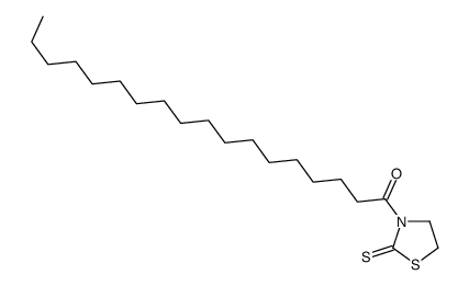 2-Thiazolidinethione, 3-(1-oxooctadecyl)- 结构式