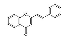 4H-1-Benzopyran-4-one, 2-(2-phenylethenyl)- 结构式