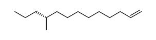 1-Tridecene, 10-methyl-, (10R)- 结构式