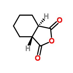 (+/-)-反-1,2-环己二羧酸酐 结构式