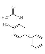 N-(4-羟基[1,1'-联苯]-3-基)-乙酰胺 结构式