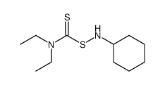 Carbamodithioic acid, N,N-diethyl-, cyclohexylazanyl ester 结构式