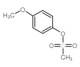 4-甲氧基苯基甲磺酸酯 结构式