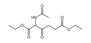 2-乙酰氨基-3-氧代己二酸二乙酯 结构式