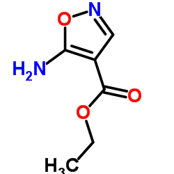 5-氨基-4-异噁唑甲酸乙酯 结构式