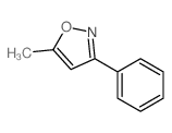5-甲基-3-苯基异噁唑 结构式