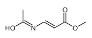 2-Propenoic acid, 3-(acetylamino)-, methyl ester, (2Z)- 结构式