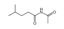 N-乙酰-4-甲基戊酰胺 结构式