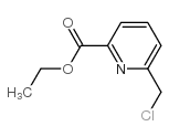 6-氯甲基吡啶-2-甲酸乙酯 结构式