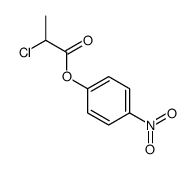 Propanoic acid, 2-chloro-, 4-nitrophenyl ester 结构式