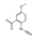 4-methoxy-2-nitrophenyl selenocyanate 结构式