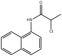 2-氯-N-(1-萘基)丙酰胺 结构式