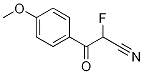 2-氟代-3-(4-甲氧基苯基)-3-氧代丙腈 结构式