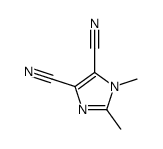 1,2-二甲基-1H-咪唑-4,5-二甲腈 结构式