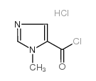 1-甲基咪唑-5-甲酰氯盐酸盐 结构式