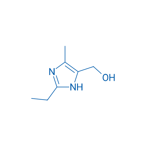 (2-ethyl-5-methyl-1H-imidazol-4-yl)methanol 结构式