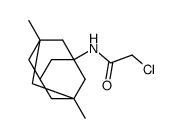 2-氯-N-(3,5-二甲基金刚烷-1-基)乙酰胺 结构式