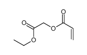 Acryloyloxyacetic acid ethyl ester 结构式